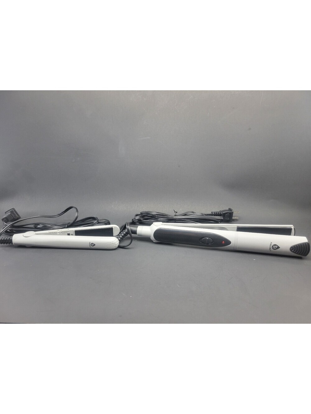 2 Pc. Pursonic Full Size Flat Iron & Travel Size Hair Straightener Combo Set